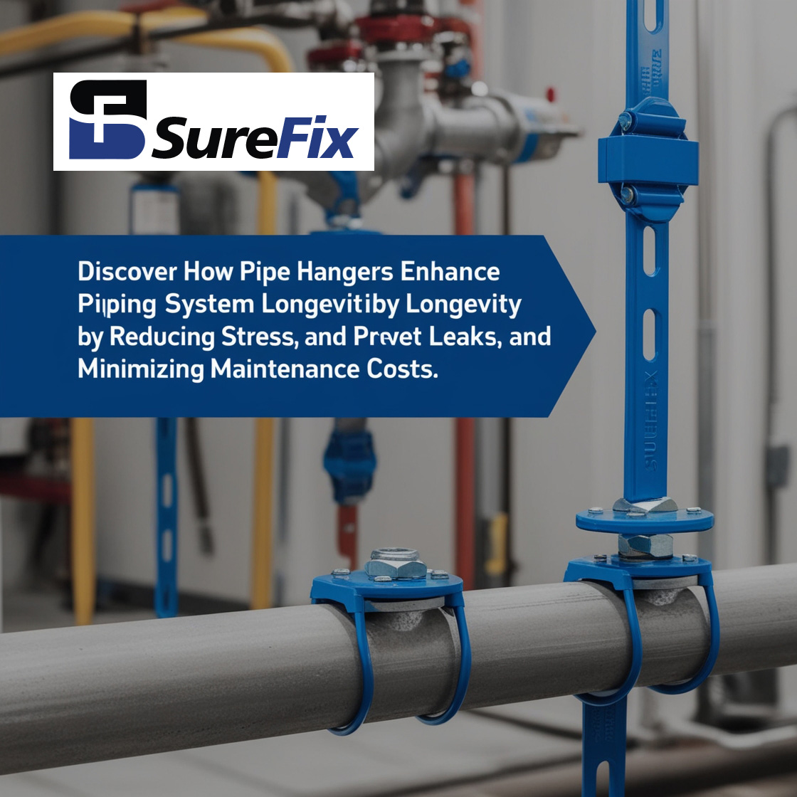 Discover how pipe hangers enhance piping system longevity by reducing stress, preventing leaks, and minimizing maintenance costs.